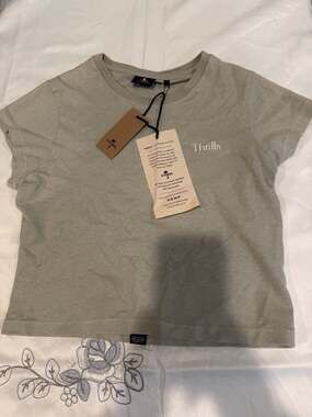 Thrills Minimal Hemp Baby Tee in Sage Green